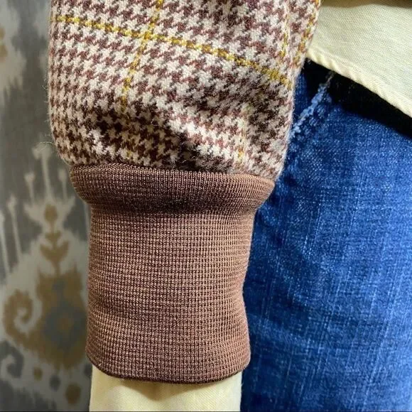 Ralph Lauren Collection Brown Multi Wool Check Plaid Jacket - Picture 8 of 16